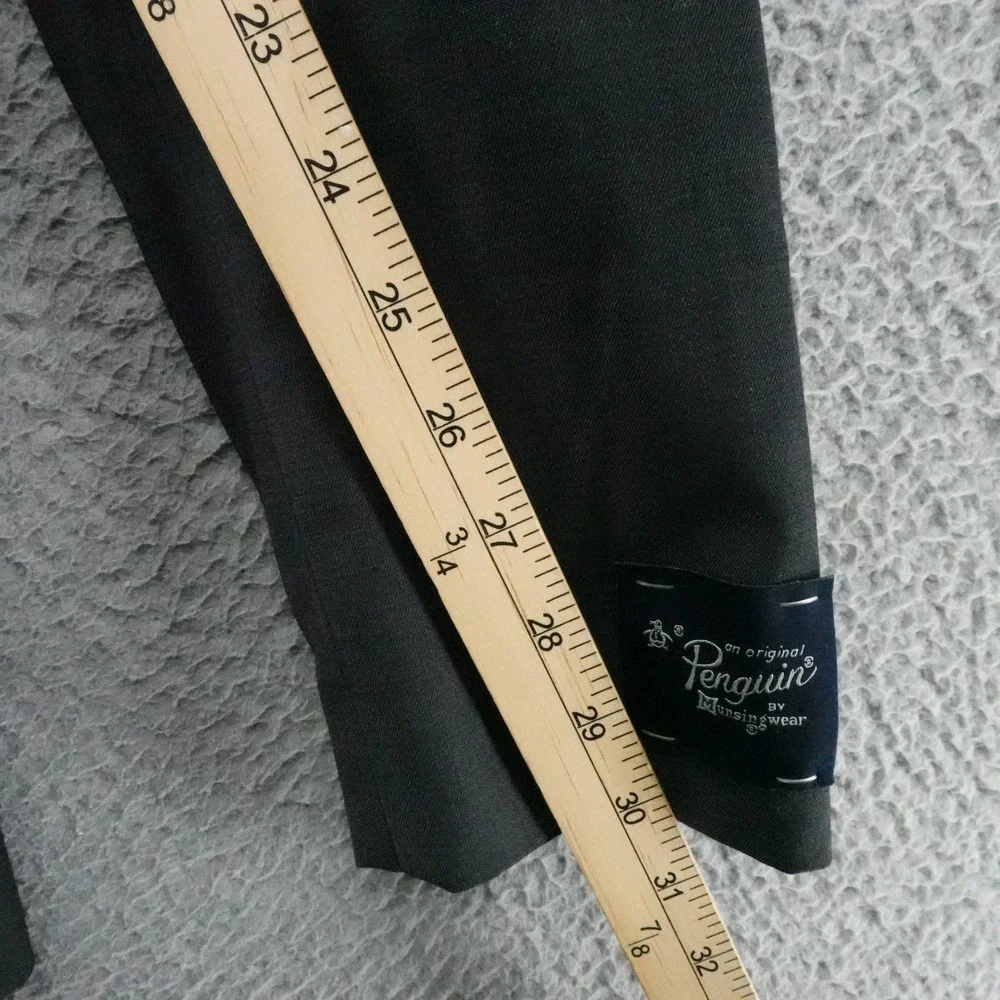 Original Penguin Mens Osmans Wool Blend Blazer Black 38R Sport Coat NEW